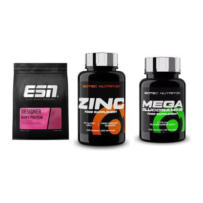 Regenerations-Set: ESN Designer + Scitec Zinc + Scitec Mega – alle enthaltenen Artikel