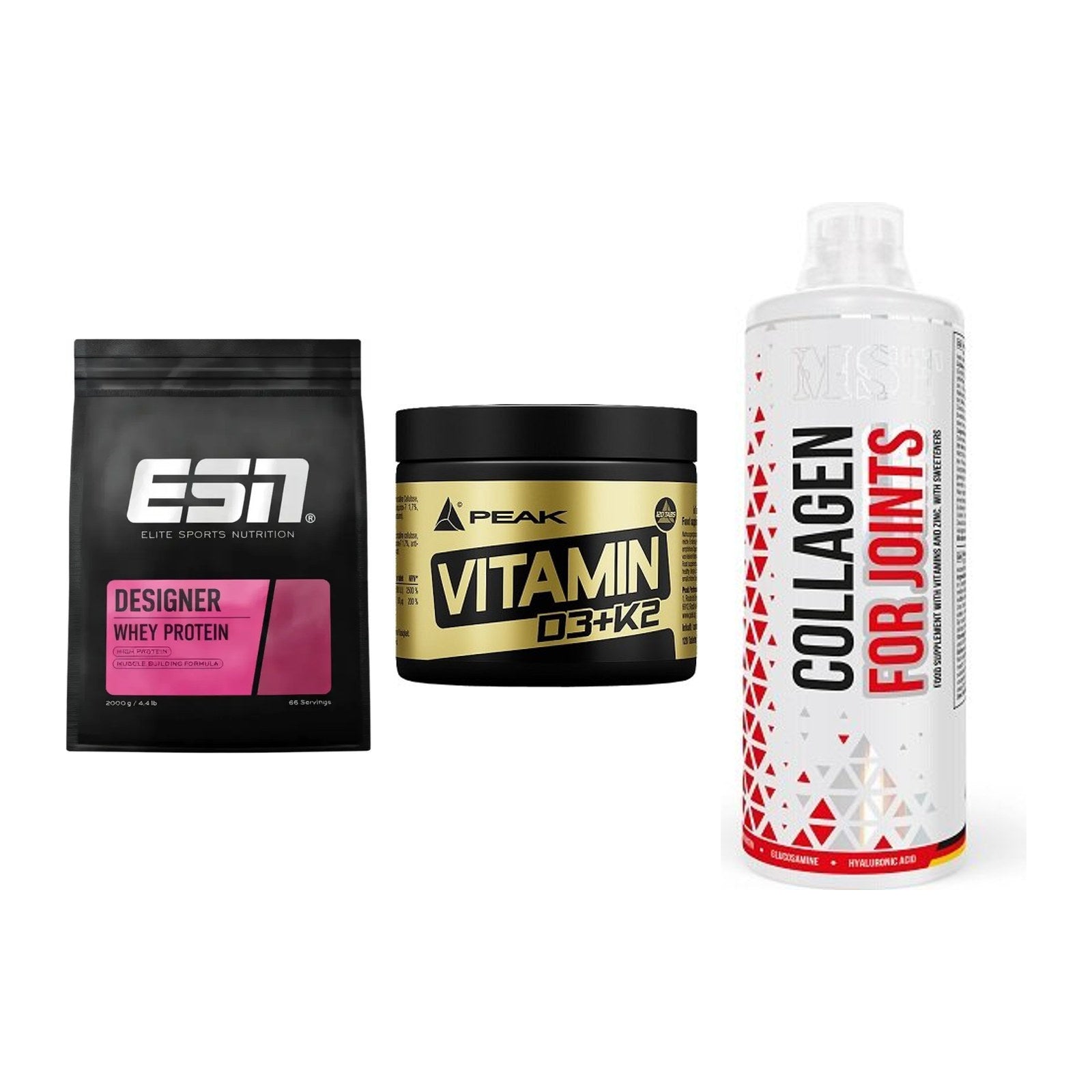 Regenerations-Set: ESN Designer + Peak Vitamin + MST Collagen – alle enthaltenen Artikel