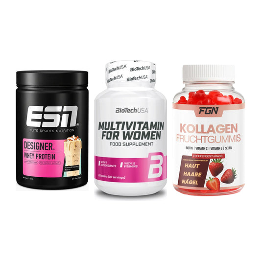 Regenerations-Set: ESN Designer + BioTech Multivi + FGN Kollagen 60 – alle enthaltenen Artikel