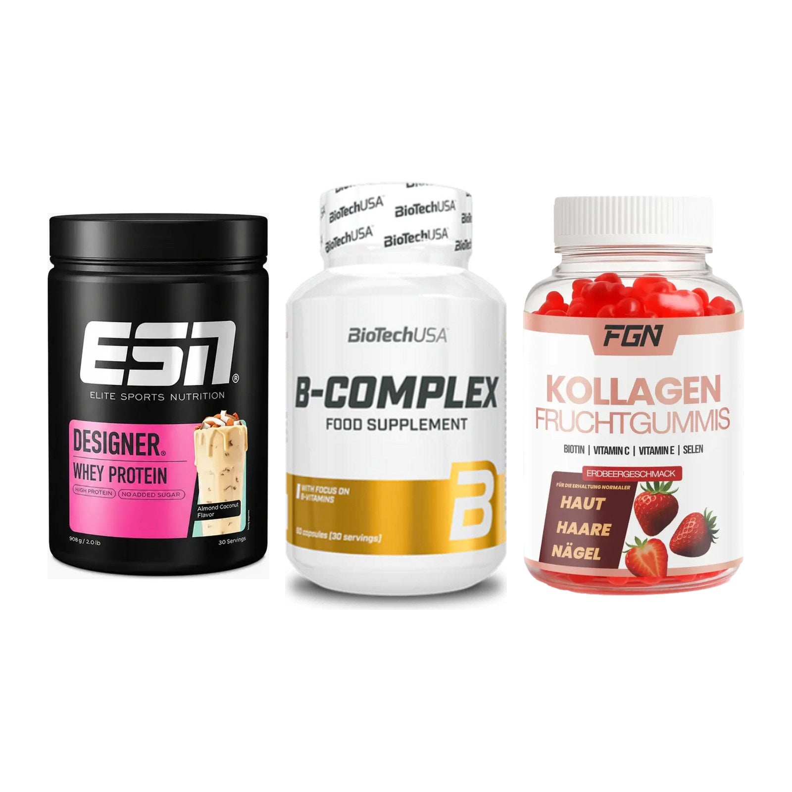 Regenerations-Set: ESN Designer + BioTech B + FGN Kollagen 60 – alle enthaltenen Artikel