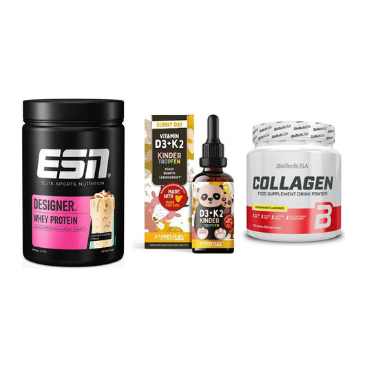 Regenerations-Set: ESN Designer + ProFuel VITAMIN + BioTech Collage – alle enthaltenen Artikel