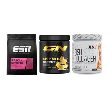 Regenerations-Set: ESN Designer + GN Base Powder + MST Beauty Fish – alle enthaltenen Artikel