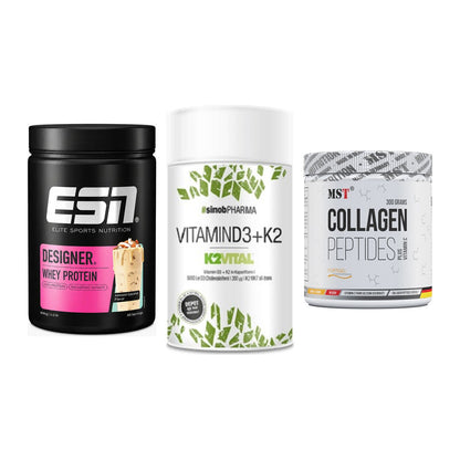 Regenerations-Set: ESN Designer + Sinob Vitamin + MST Collagen – alle enthaltenen Artikel