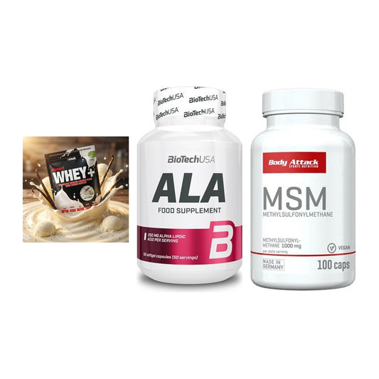 Regenerations-Set: Sinob Honest + BioTech ALA + Body Attack MSM – alle enthaltenen Artikel