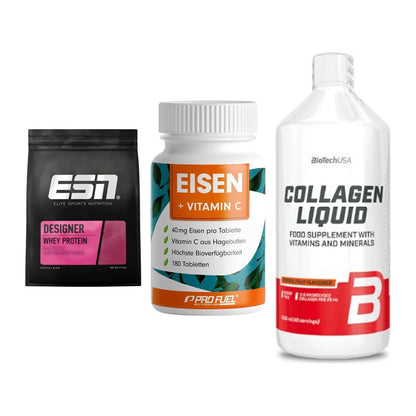Regenerations-Set: ESN Designer + ProFuel EISEN + BioTech Collage – alle enthaltenen Artikel