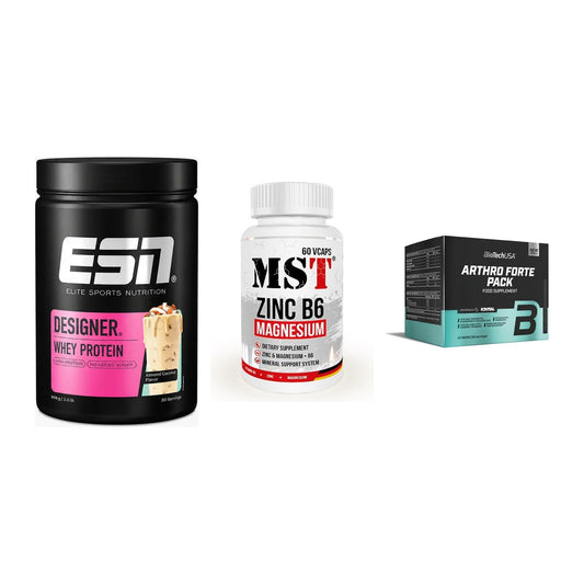 Regenerations-Set: ESN Designer + MST Zinc + BioTech Arthro – alle enthaltenen Artikel