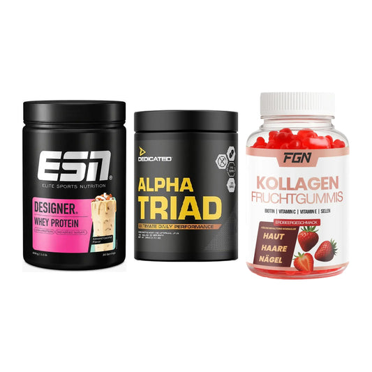 Regenerations-Set: ESN Designer + Dedicated Alpha + FGN Kollagen 60 – alle enthaltenen Artikel