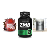 Regenerations-Set: Scitec 100% + BioTech ZMB + Sinob Kollagen