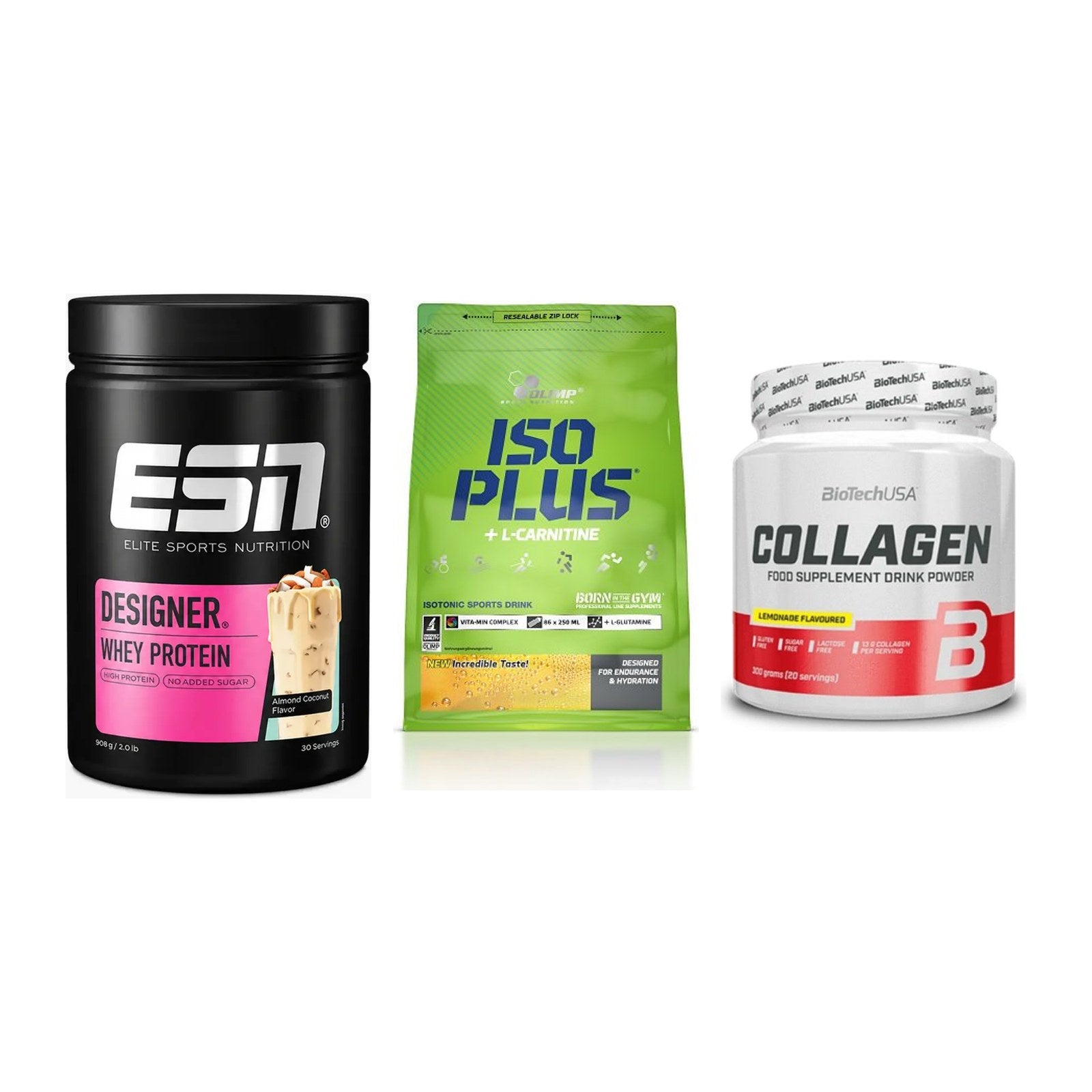 Regenerations-Set: ESN Designer + Olimp Iso Plus + BioTech Collage – alle enthaltenen Artikel