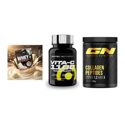 Regenerations-Set: Sinob Honest + Scitec Vitamin + GN Peptan – alle enthaltenen Artikel