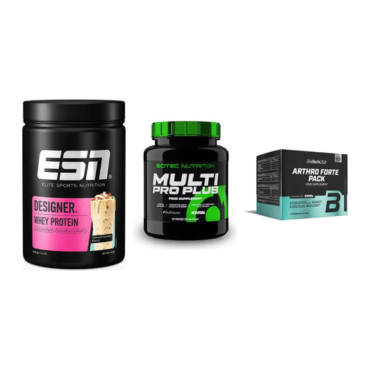 Regenerations-Set: ESN Designer + Scitec Multi + BioTech Arthro – alle enthaltenen Artikel