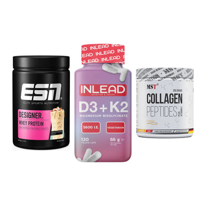 Regenerations-Set: ESN Designer + INLEAD Vitamin + MST Collagen – alle enthaltenen Artikel