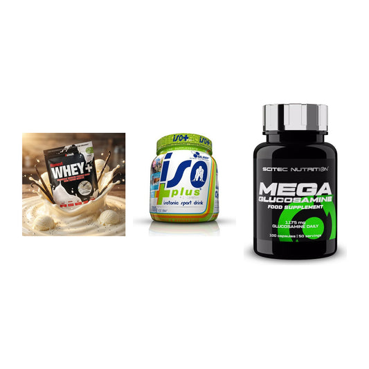 Regenerations-Set: Sinob Honest + Olimp Iso Plus + Scitec Mega – alle enthaltenen Artikel