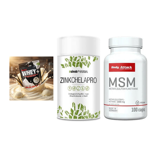 Regenerations-Set: Sinob Honest + Sinob Zink + Body Attack MSM – alle enthaltenen Artikel