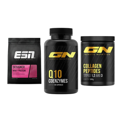 Regenerations-Set: ESN Designer + GN Q10 Health + GN Peptan – alle enthaltenen Artikel