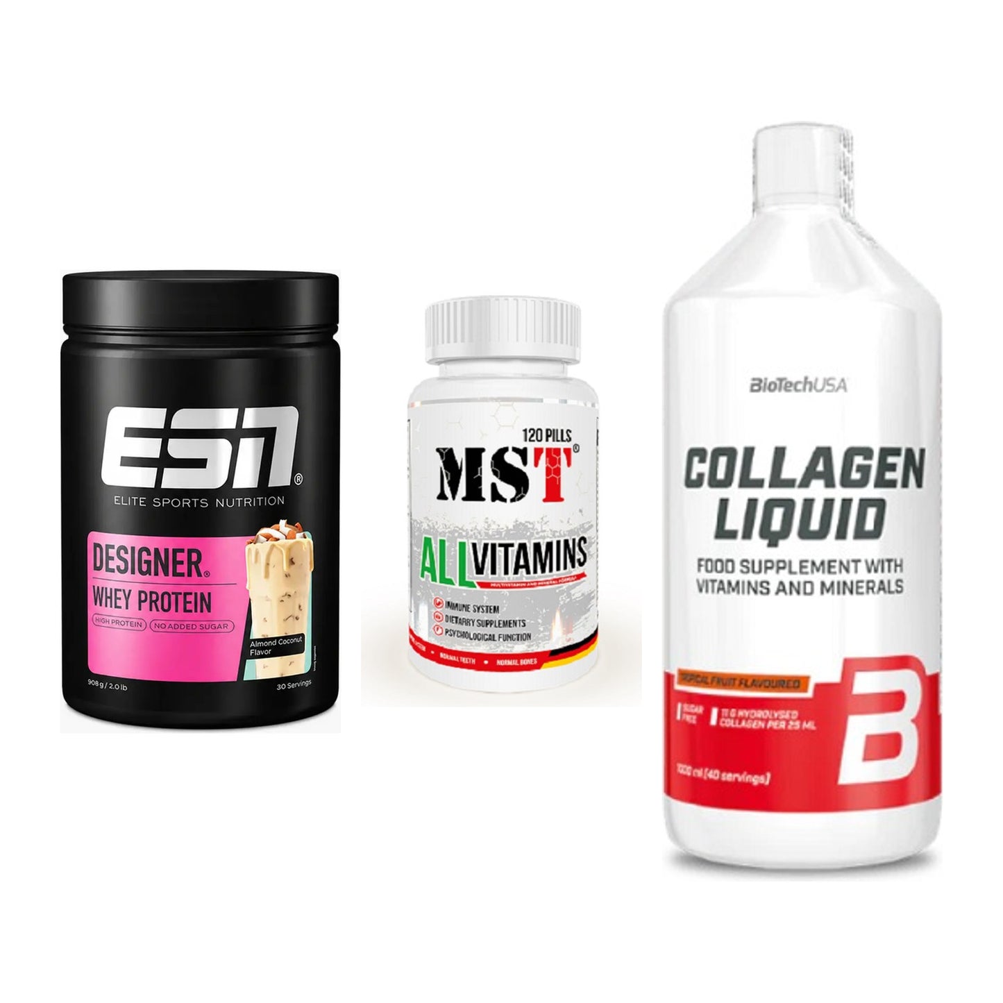 Regenerations-Set: ESN Designer + MST All Vitamin + BioTech Collage – alle enthaltenen Artikel