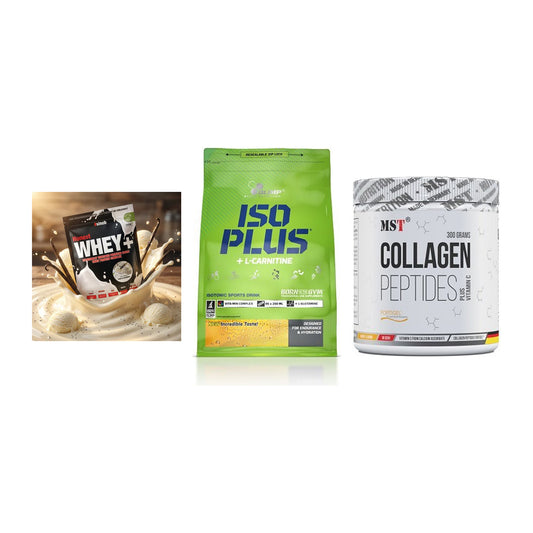 Regenerations-Set: Sinob Honest + Olimp Iso Plus + MST Collagen – alle enthaltenen Artikel
