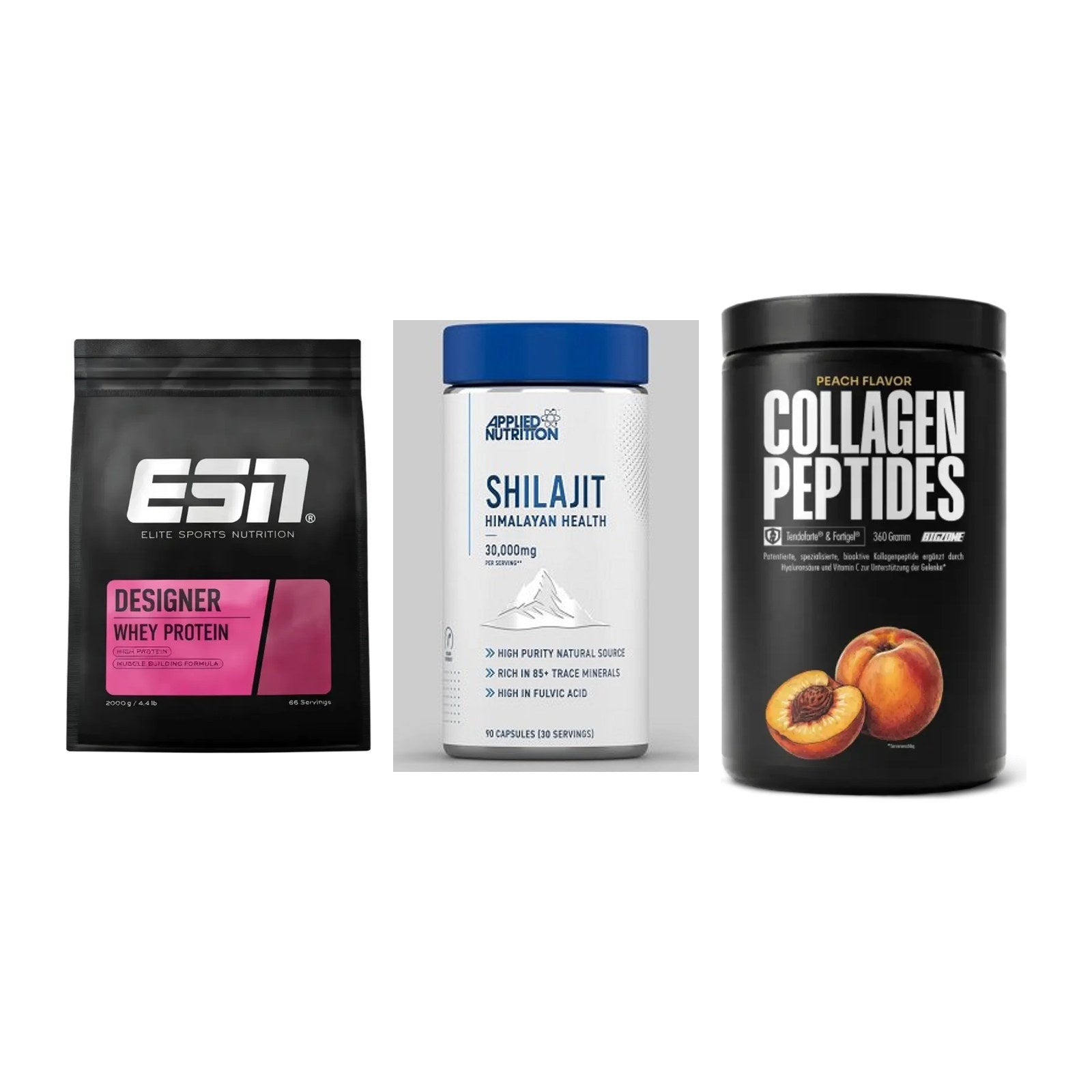Regenerations-Set: ESN Designer + Applied Nutriti + Big Zone – alle enthaltenen Artikel