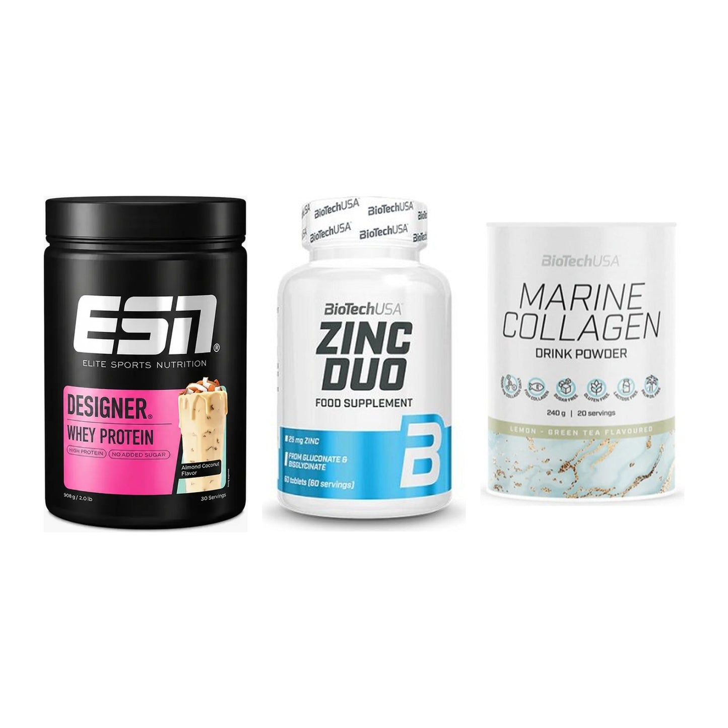 Regenerations-Set: ESN Designer + BioTech Zinc + BioTech Marine – alle enthaltenen Artikel