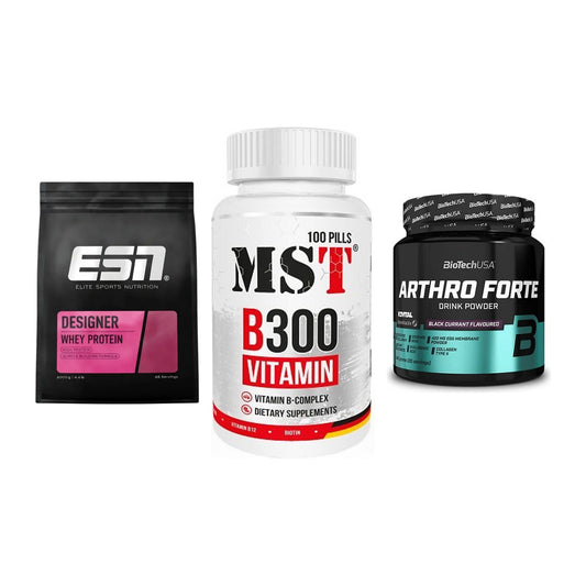 Regenerations-Set: ESN Designer + MST B300 + BioTech Arthro – alle enthaltenen Artikel