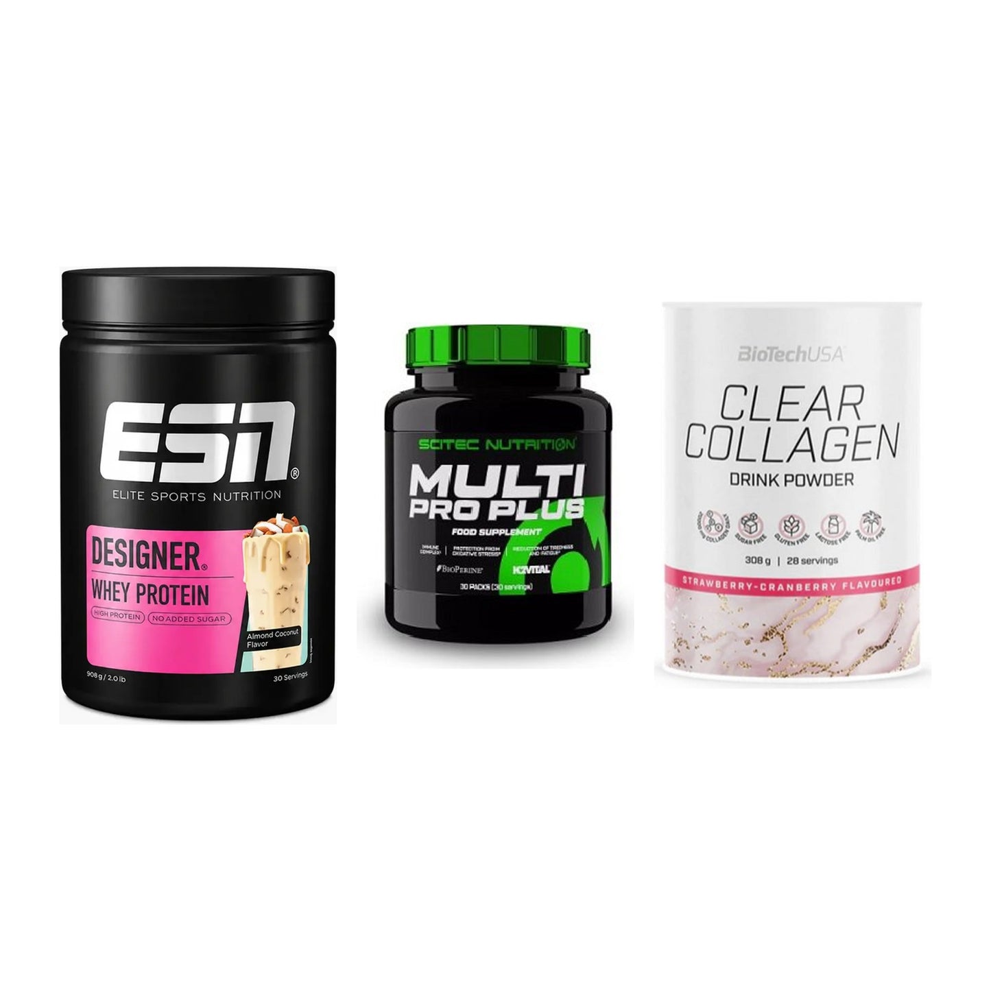 Regenerations-Set: ESN Designer + Scitec Multi + BioTech Clear – alle enthaltenen Artikel