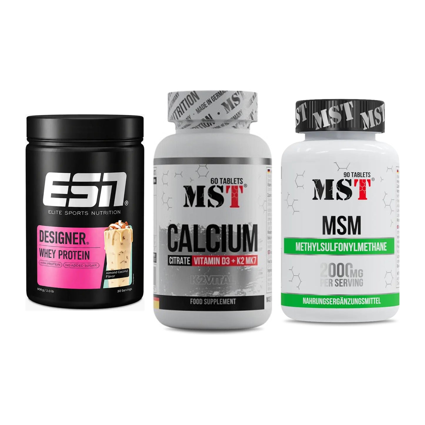 Regenerations-Set: ESN Designer + MST Calcium + MST MSM 2000 / – alle enthaltenen Artikel