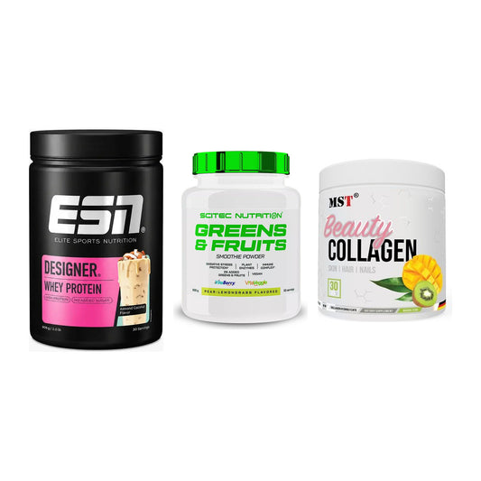 Regenerations-Set: ESN Designer + Scitec Greens + MST Beauty – alle enthaltenen Artikel