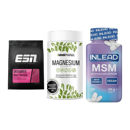 Regenerations-Set: ESN Designer + Sinob Magnesium + INLEAD MSM – alle enthaltenen Artikel