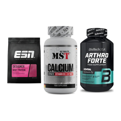 Regenerations-Set: ESN Designer + MST Calcium + BioTech Arthro – alle enthaltenen Artikel