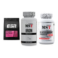 Regenerations-Set: ESN Designer + MST Iron + MST Glucosamine – alle enthaltenen Artikel