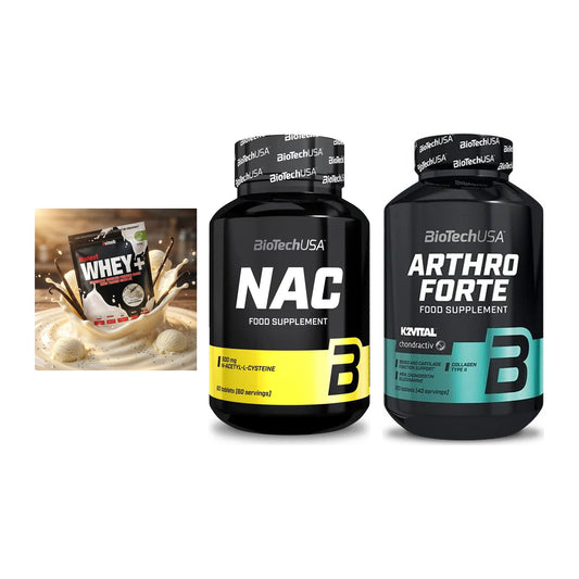 Regenerations-Set: Sinob Honest + BioTech NAC + BioTech Arthro – alle enthaltenen Artikel