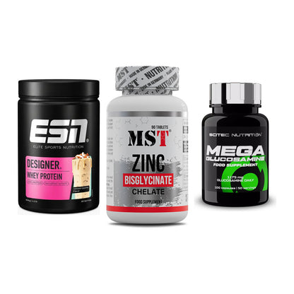 Regenerations-Set: ESN Designer + MST Zinc + Scitec Mega – alle enthaltenen Artikel