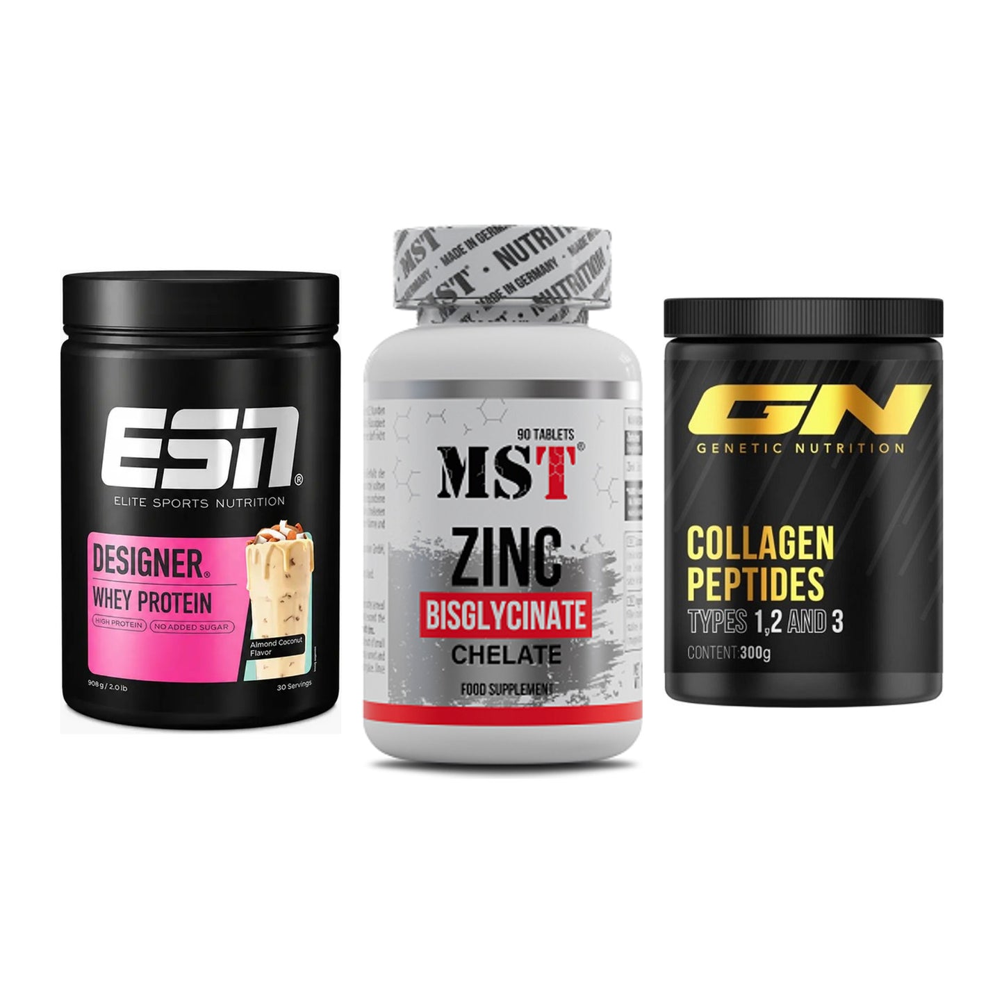 Regenerations-Set: ESN Designer + MST Zinc + GN Peptan – alle enthaltenen Artikel