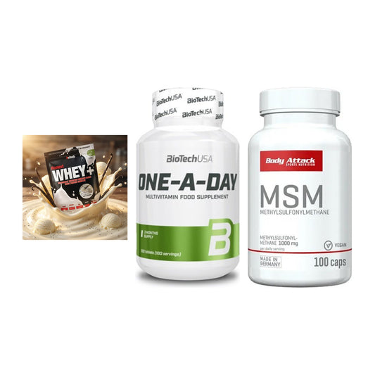 Regenerations-Set: Sinob Honest + BioTech One A + Body Attack MSM – alle enthaltenen Artikel