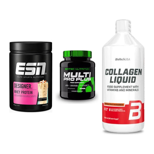Regenerations-Set: ESN Designer + Scitec Multi + BioTech Collage – alle enthaltenen Artikel