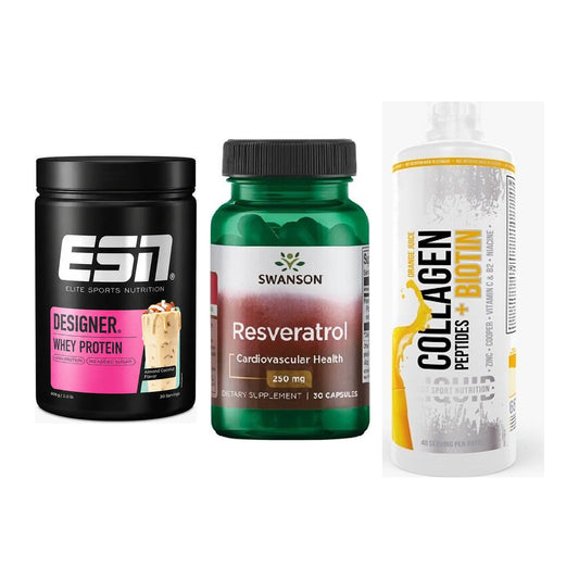 Regenerations-Set: ESN Designer + Swanson Resvera + MST Collagen – alle enthaltenen Artikel