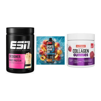 Regenerations-Set: ESN Designer + Body Attack + Nutrend Collage – alle enthaltenen Artikel