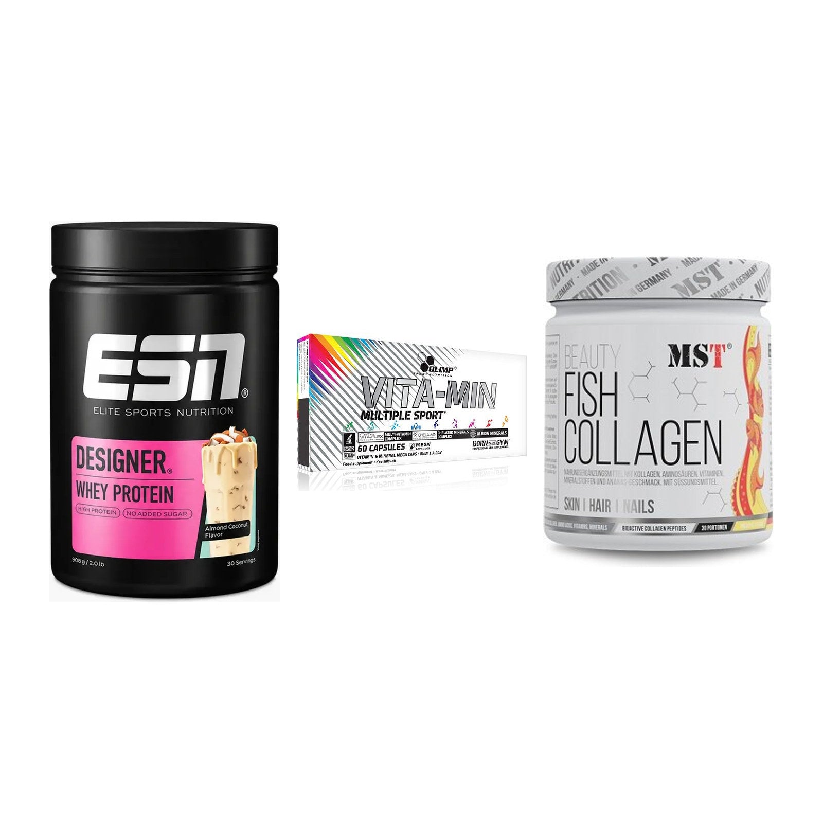 Regenerations-Set: ESN Designer + Olimp Vita-Min + MST Beauty Fish – alle enthaltenen Artikel