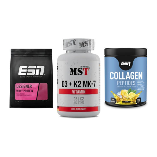 Regenerations-Set: ESN Designer + MST Vitamin D3 + ESN Collagen – alle enthaltenen Artikel