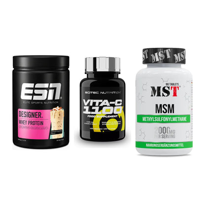 Regenerations-Set: ESN Designer + Scitec Vitamin + MST MSM 2000 / – alle enthaltenen Artikel
