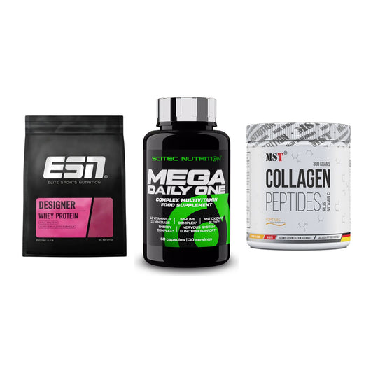 Regenerations-Set: ESN Designer + Scitec Mega + MST Collagen – alle enthaltenen Artikel