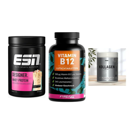 Regenerations-Set: ESN Designer + ProFuel Vitamin + Sinob Kollagen – alle enthaltenen Artikel