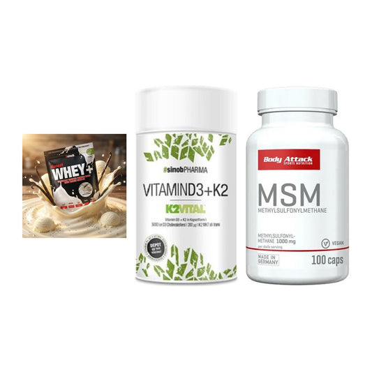 Regenerations-Set: Sinob Honest + Sinob Vitamin + Body Attack MSM – alle enthaltenen Artikel