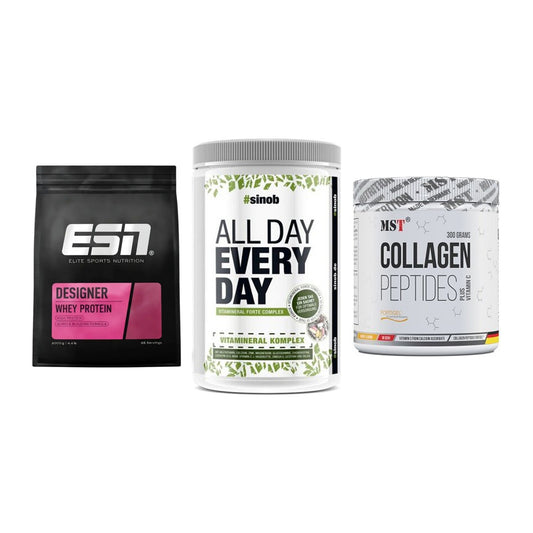 Regenerations-Set: ESN Designer + Sinob All Day + MST Collagen – alle enthaltenen Artikel