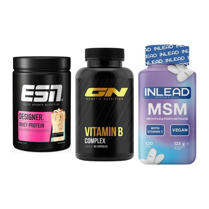 Regenerations-Set: ESN Designer + GN Vitamin + INLEAD MSM – alle enthaltenen Artikel