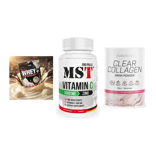 Regenerations-Set: Sinob Honest + MST Vitamin C + BioTech Clear – alle enthaltenen Artikel