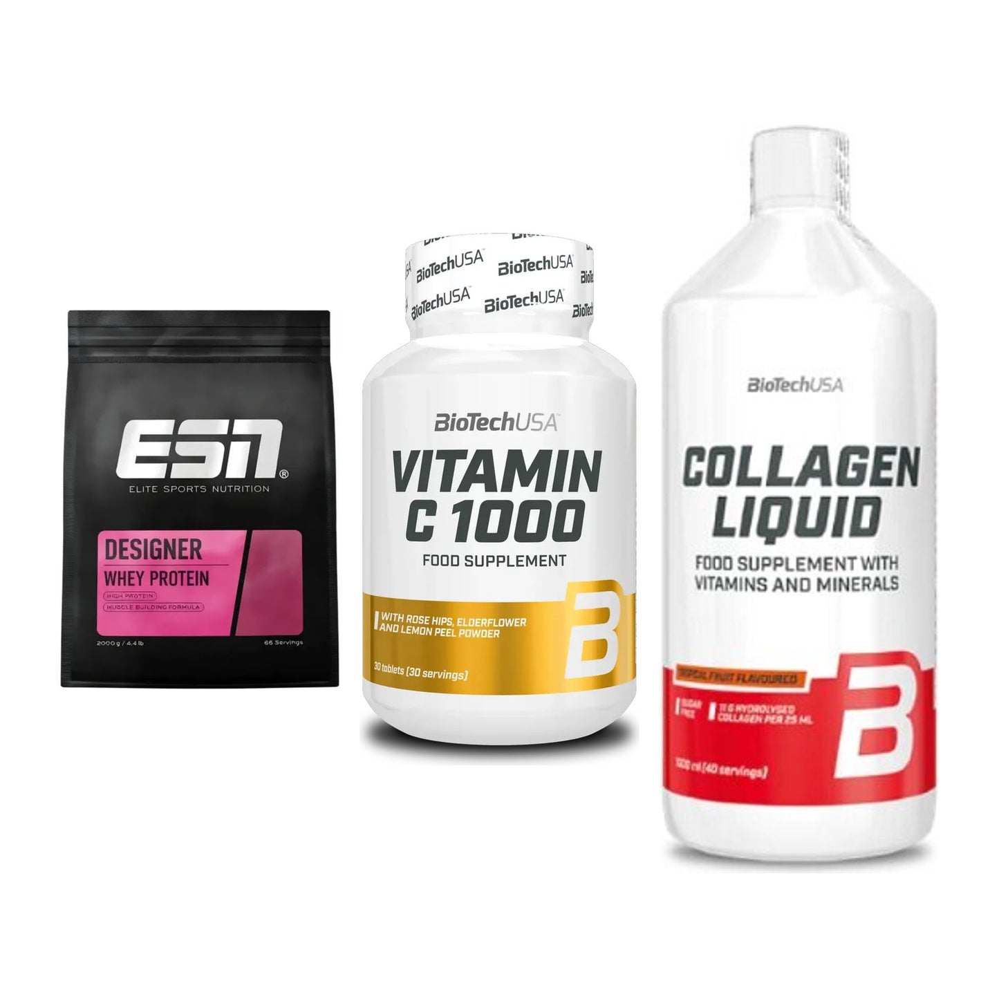 Regenerations-Set: ESN Designer + BioTech Vitamin + BioTech Collage – alle enthaltenen Artikel