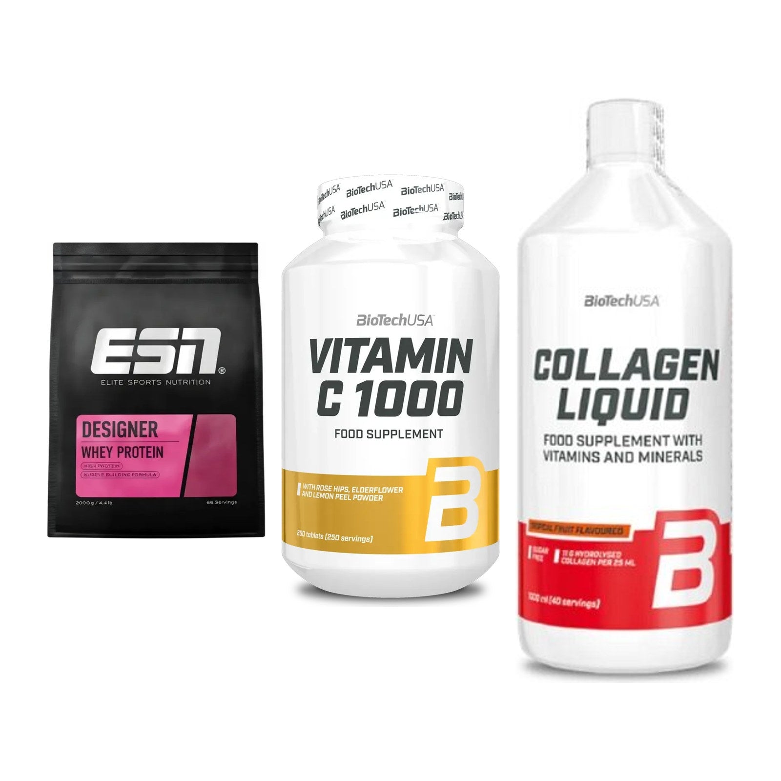 Regenerations-Set: ESN Designer + BioTech Vitamin + BioTech Collage – alle enthaltenen Artikel