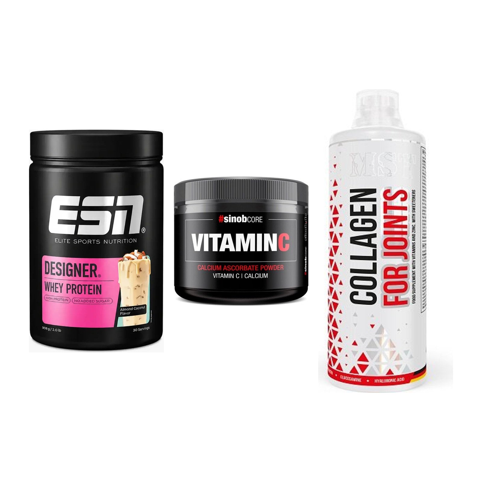 Regenerations-Set: ESN Designer + Sinob Vitamin C + MST Collagen – alle enthaltenen Artikel