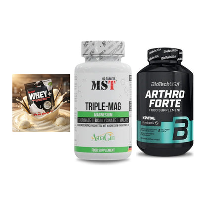 Regenerations-Set: Sinob Honest + MST Tripple Mag + BioTech Arthro – alle enthaltenen Artikel